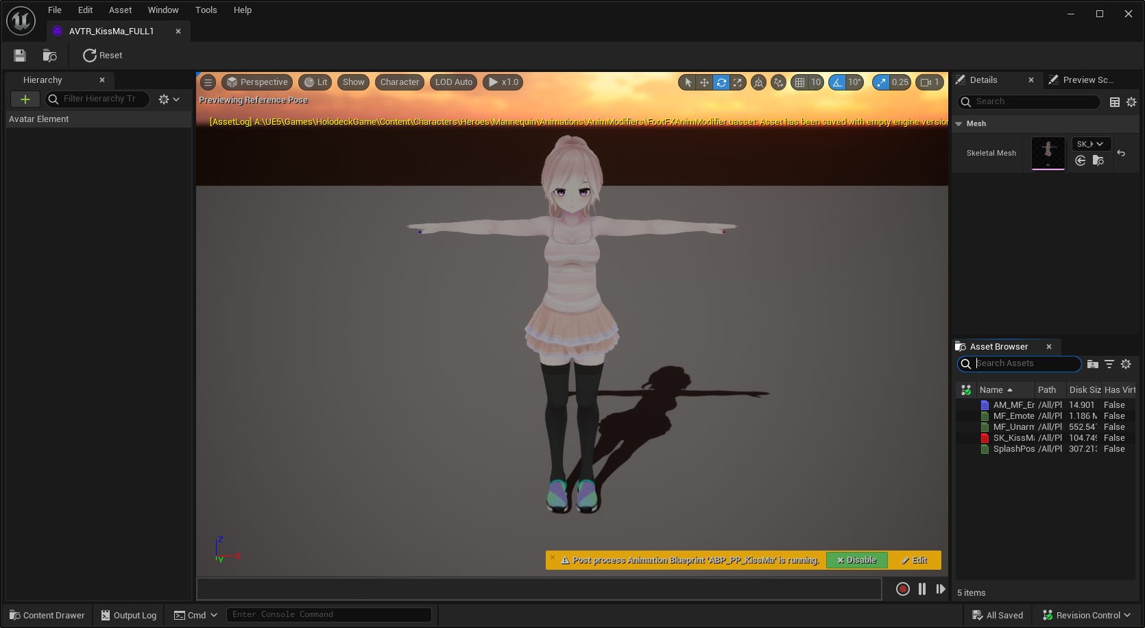 Custom Avatar Asset Type