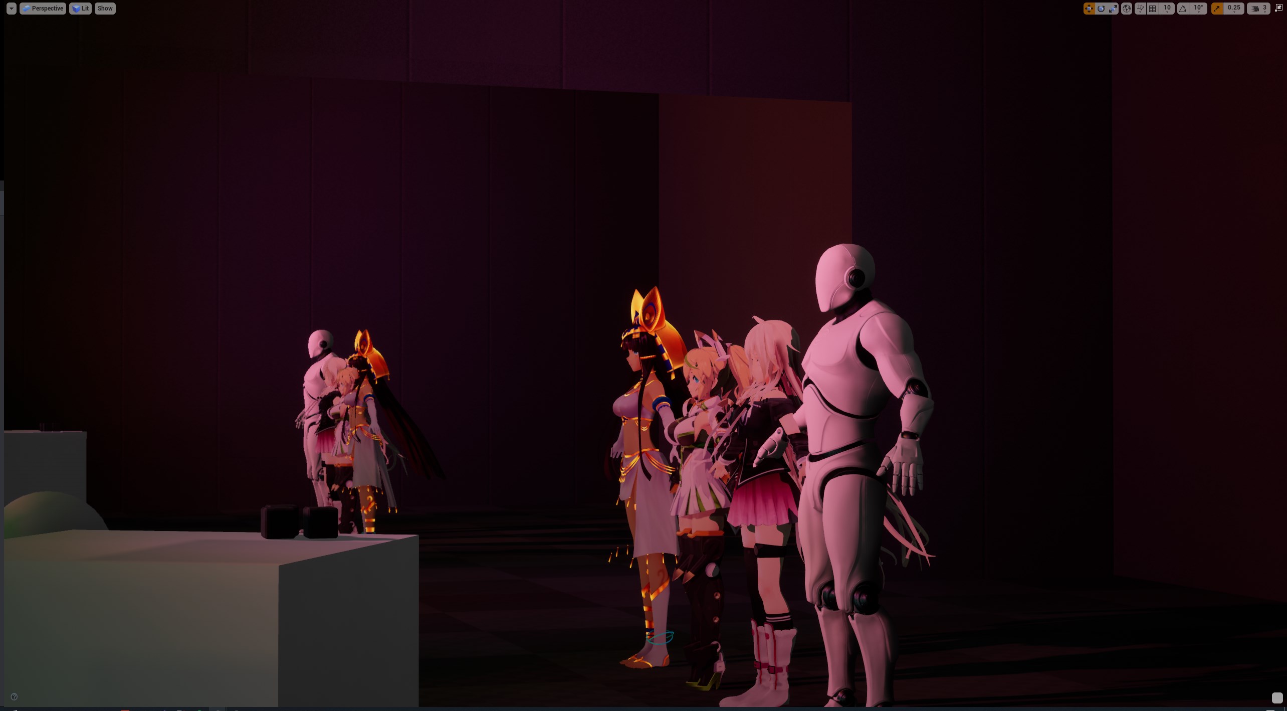 Dynamically Lit Screen