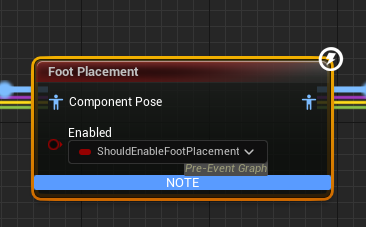 Foot Placement Node