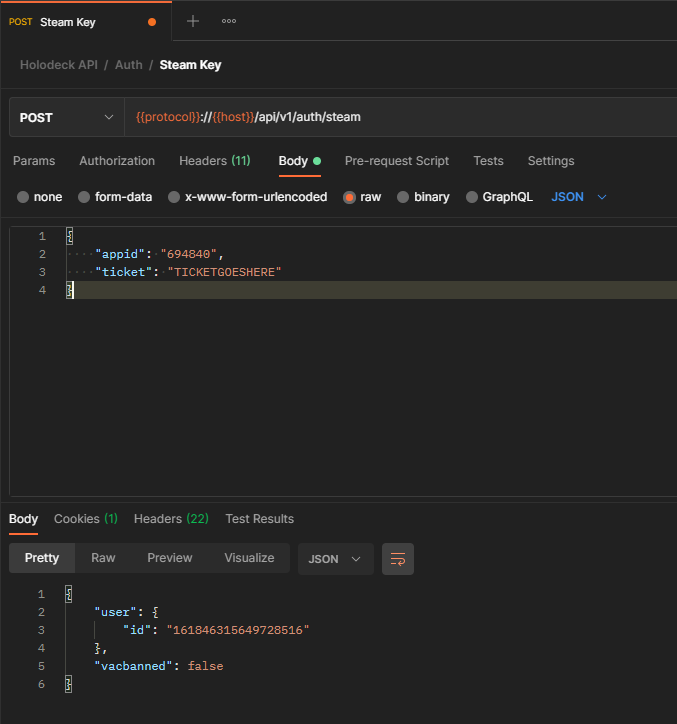 Holodeck WebServer Development
